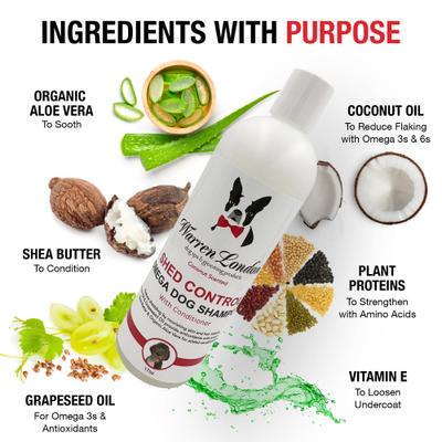 Show full view: Warren London Shed Control Dog Shampoo, 1-gal slide 3 of 6
