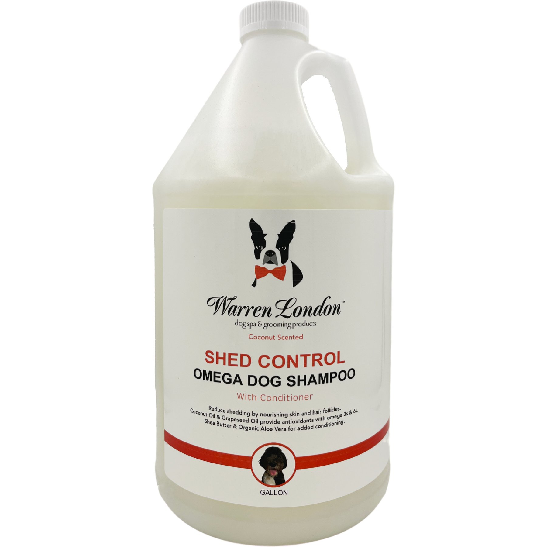 Warren London Shed Control Dog Shampoo, 1-gal