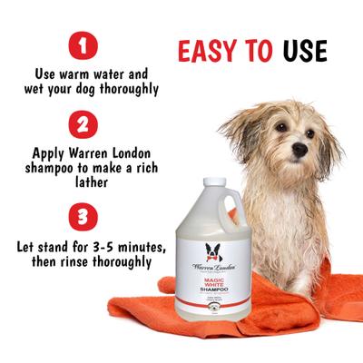 Show full view: Warren London Magic White Cherry Scented Brightening Dog Shampoo, 1-gal slide 5 of 9