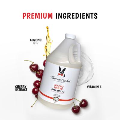 Show full view: Warren London Magic White Cherry Scented Brightening Dog Shampoo, 1-gal slide 6 of 9