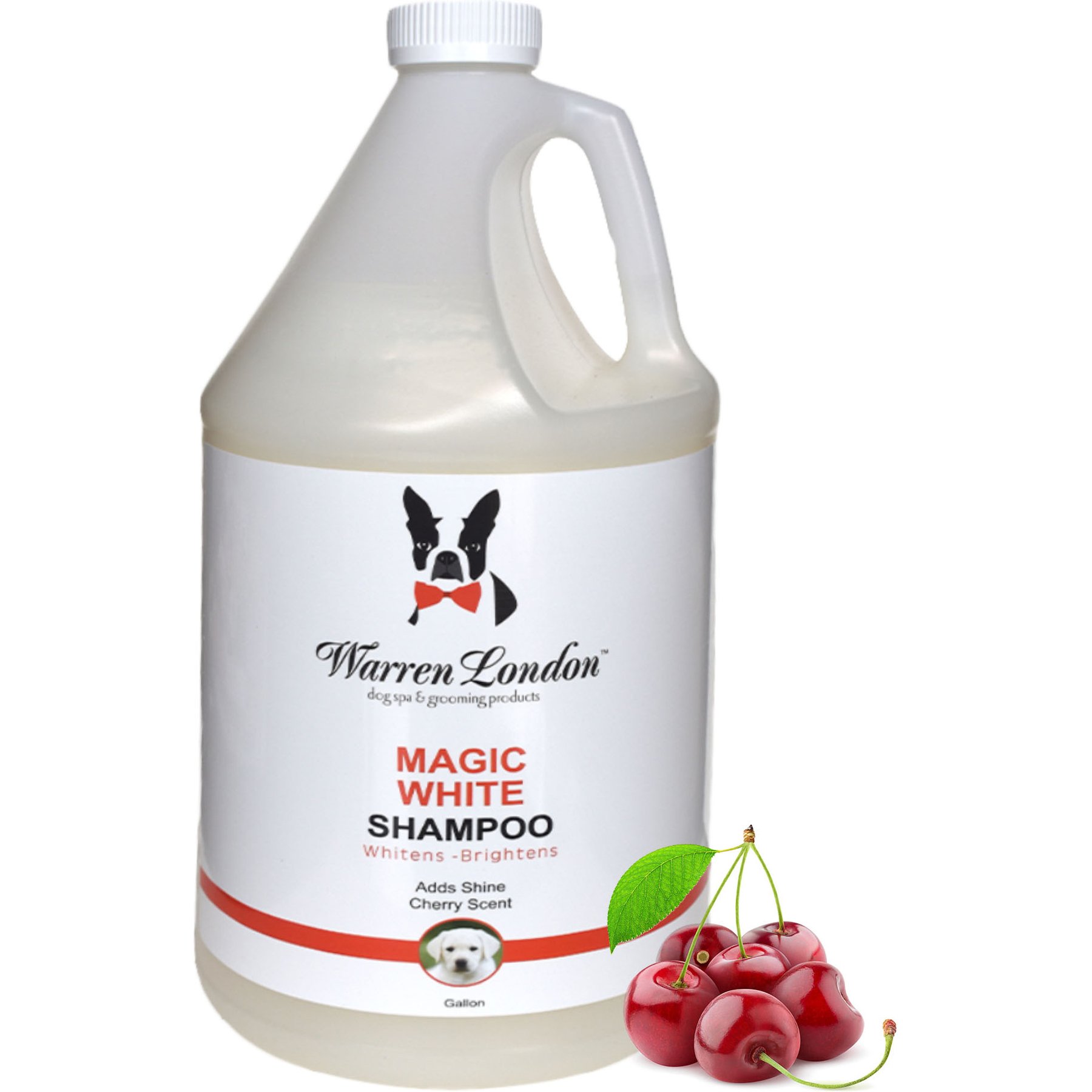 Warren London Magic White Cherry Scented Brightening Dog Shampoo, 1-gal