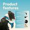 Show in main carousel: Gooby Comfort X Dual Snap Mesh Dog Harness, Ocean, X-Small: 11.25 to 14.25-in chest slide 3 of 8