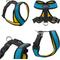 Show in main carousel: Gooby Comfort X Dual Snap Mesh Dog Harness, Ocean, X-Small: 11.25 to 14.25-in chest slide 2 of 8