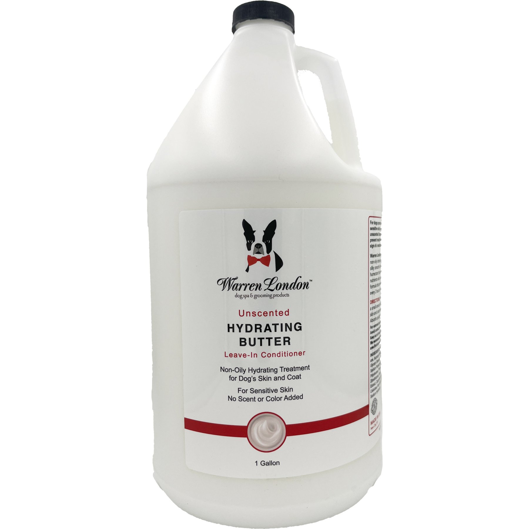 Warren London Unscented Hydrating Butter Leave In Dog Conditioner, 1-gal