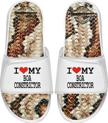 ISlide Valentine's Day I Love My Boa Constrictor Snake Gel Slides, M14 / W15