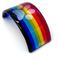 Show in main carousel: Kiku Custom Handmade Pet Paw Rainbow Bridge Fused Glass Memorial, Rainbow, 4.5-in x 2-in x 2.25-in slide 1 of 6