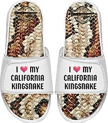 ISlide I Love My California KingSnake Gel Slides, M14 / W15