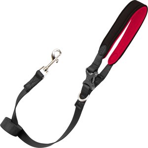 Gooby Escape Free Sport Dog Leash, Black, 4-ft long, 3/4-in wide