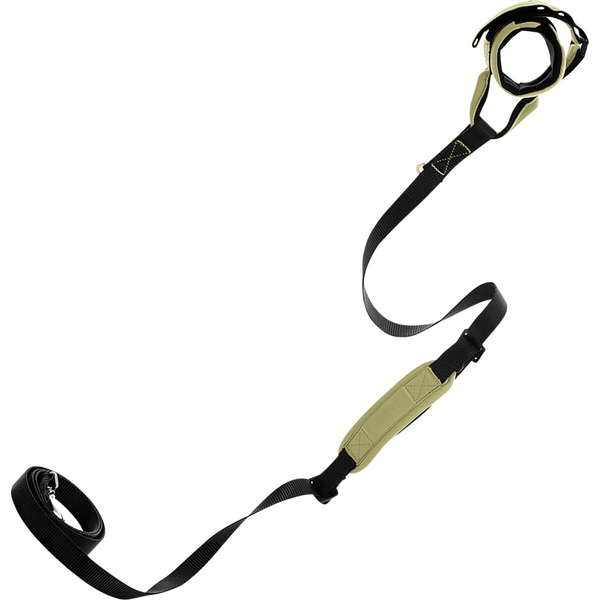 Gooby Wristband Surfer Dog Leash with Traffic Handle, Portland Green, 6-ft long, 3/4-in wide