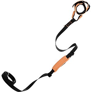 Gooby Wristband Surfer Dog Leash with Traffic Handle, Atlanta Peach, 6-ft