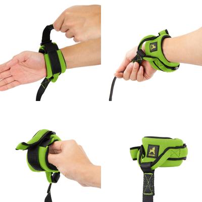 Show full view: Gooby Neoprene Wrist Band Dog Leash, Lime, 6-ft slide 2 of 4