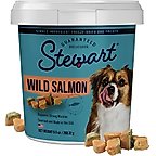 Stewart Wild Salmon Single Ingredient Freeze-Dried Dog Treats, 9.5-oz tub