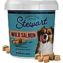 Stewart Wild Salmon Single Ingredient Freeze-Dried Dog Treats, 9.5-oz tub