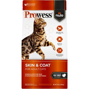 Nulo Prowess Skin & Coat Adult Dry Cat Food, 13-lb bag