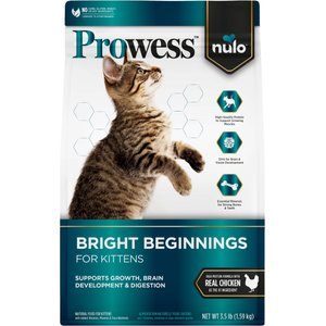 Nulo Prowess Bright Beginnings Kitten Dry Cat Food, 3.5-lb bag