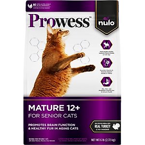 Nulo Prowess Mature 12+ Senior Dry Cat Food, 6-lb bag