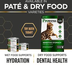 Nulo Prowess Sensitive Stomach Chicken & Duck Pate Adult Wet Cat Food, 2.8-oz can, case of 4 slide 2 of 9