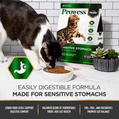 Show full view: Nulo Prowess Sensitive Stomach Adult Dry Cat Food, 6-lb bag slide 4 of 12