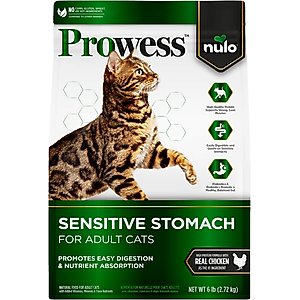 Nulo Prowess Sensitive Stomach Adult Dry Cat Food, 6-lb bag