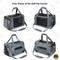 Show in main carousel: EliteField Deluxe Soft-Sided Airline-Approved Dog & Cat Carrier Bag, Gray, 18-in slide 5 of 9