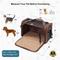 Show in main carousel: EliteField Deluxe Soft-Sided Airline-Approved Dog & Cat Carrier Bag, Brown, 20-in slide 6 of 8