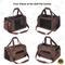 Show in main carousel: EliteField Deluxe Soft-Sided Airline-Approved Dog & Cat Carrier Bag, Brown, 18-in slide 5 of 9