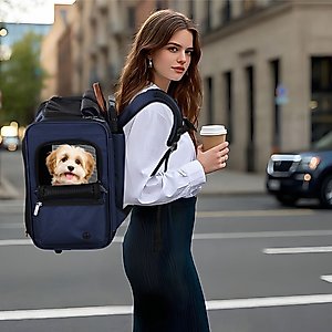 Boulevard Fido Personalized Dog Carrier Tote Bag