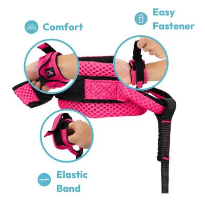 Show full view: Gooby Mesh Hands-Free Wrist Band Dog Leash, Turquoise, Regular: 6-ft long, 1.5-in wide slide 4 of 4