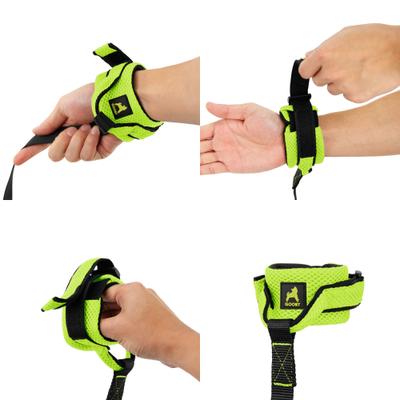 Show full view: Gooby Mesh Hands-Free Wrist Band Dog Leash, Lime, Regular: 6-ft long, 1.5-in wide slide 2 of 4