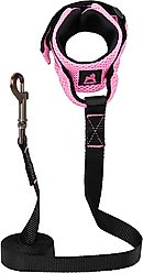 Gooby Mesh Hands-Free Wrist Band Dog Leash, Pink, Regular: 6-ft long, 1.5-in wide
