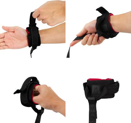Show full view: Gooby Mesh Hands-Free Wrist Band Dog Leash, Black, Regular: 6-ft long, 1.5-in wide slide 2 of 4