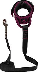 Gooby Mesh Hands-Free Wrist Band Dog Leash, Purple, Regular: 6-ft long, 1.5-in wide