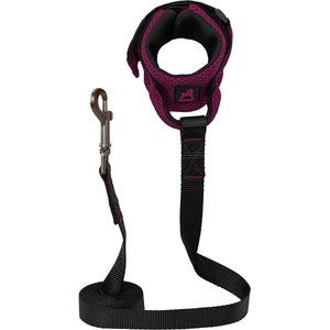 Gooby Mesh Hands-Free Wrist Band Dog Leash, Purple, Regular: 6-ft long, 3/4-in wide