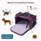 Show in main carousel: EliteField Deluxe Soft-Sided Airline-Approved Dog & Cat Carrier Bag, Purple, 20-in slide 6 of 8