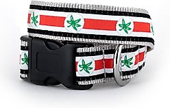 The License House Ohio State Helmet Decal Collar, Multicolored, Medium: 11 to 17-in neck, 1-in wide