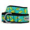 Show in main carousel: The Worthy Dog Go Bananas Dog Collar, Blue, Small: 8 to 14-in neck, 5/8-in wide slide 1 of 3