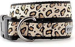 The Worthy Dog Cheetah Dog Collar, Beige, Small: 8 to 14-in neck, 5/8-in wide