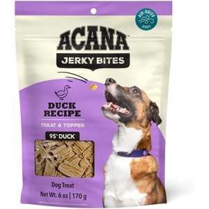 ACANA Jerky Bites Duck Flavor Grain-Free High-Protein Dog Treats, 6-oz bag
