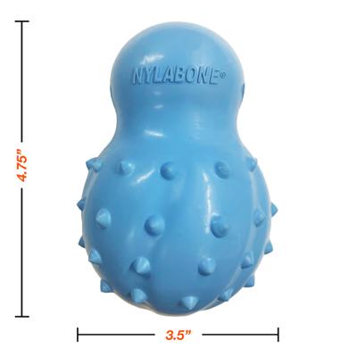 Show full view: Nylabone Strong Rubber Stuffable Cone Treat Bacon Tough Dog Chew Toy, Blue, X-Large slide 6 of 10