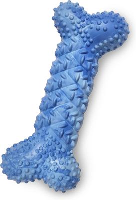 Show full view: Nylabone Strong Rubber Braid Bone Peanut Butter Tough Dog Chew Toy, Medium slide 10 of 12