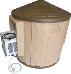 Dog Palace Pro Series CRB Palace A/C Adapter Panel, Tan, Large