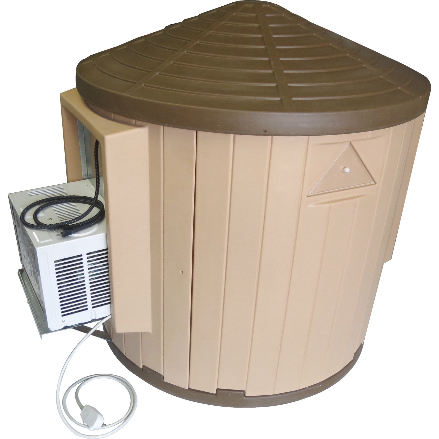 Dog Palace Pro Series CRB Palace A/C Adapter Panel, Tan, Large