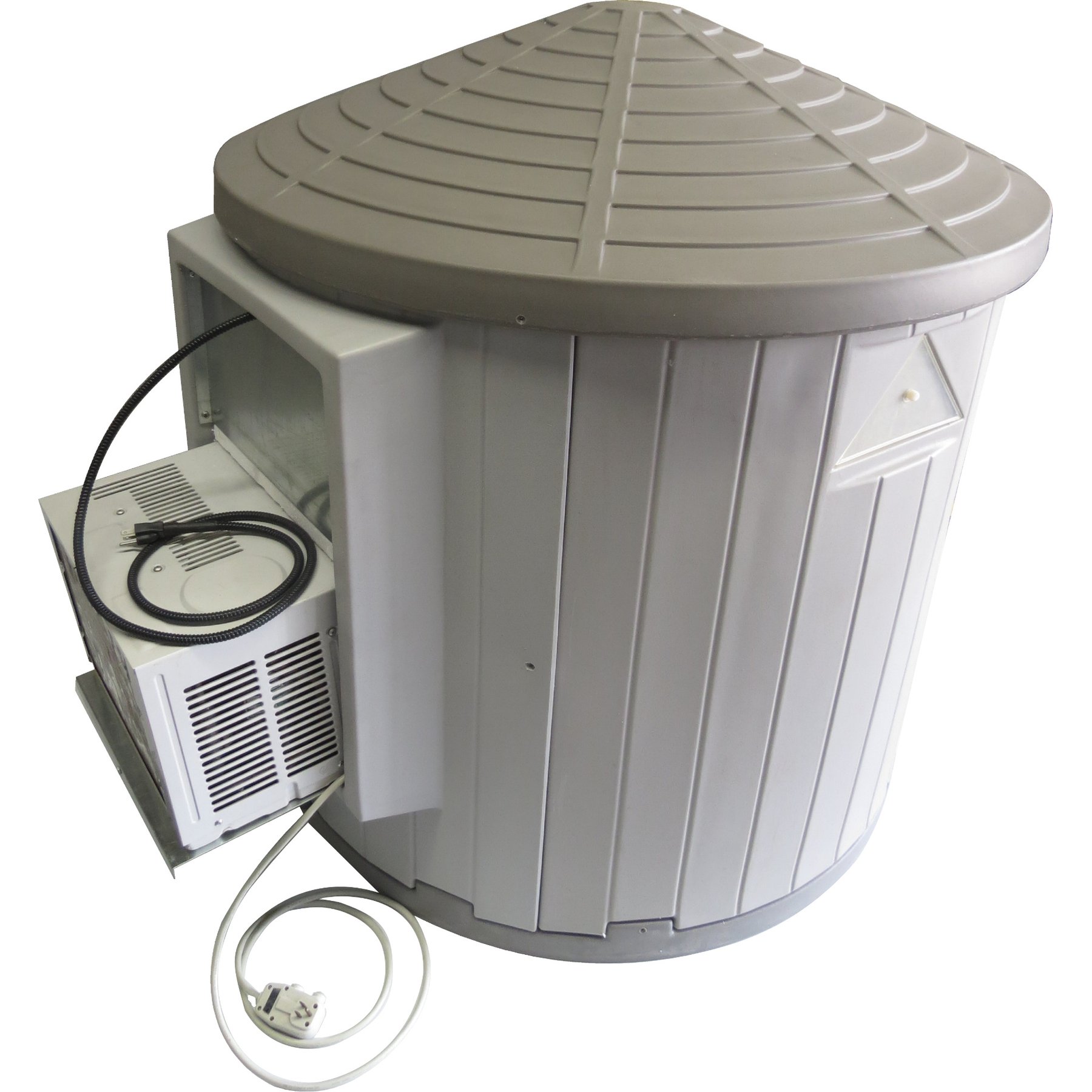 Dog Palace Pro Series CRB Palace A/C Adapter Panel, Grey, Large