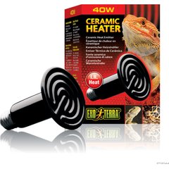 Exo Terra Ceramic Reptile Heater Bulb, 40-watt