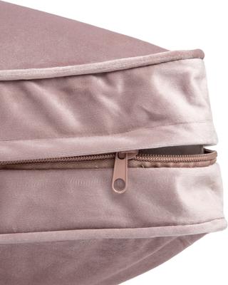 Show full view: Sherry Kline Pet Collection Velvet Reversible & Cord Dog Bed, Rose, 30 x 42 x 4-in slide 3 of 4