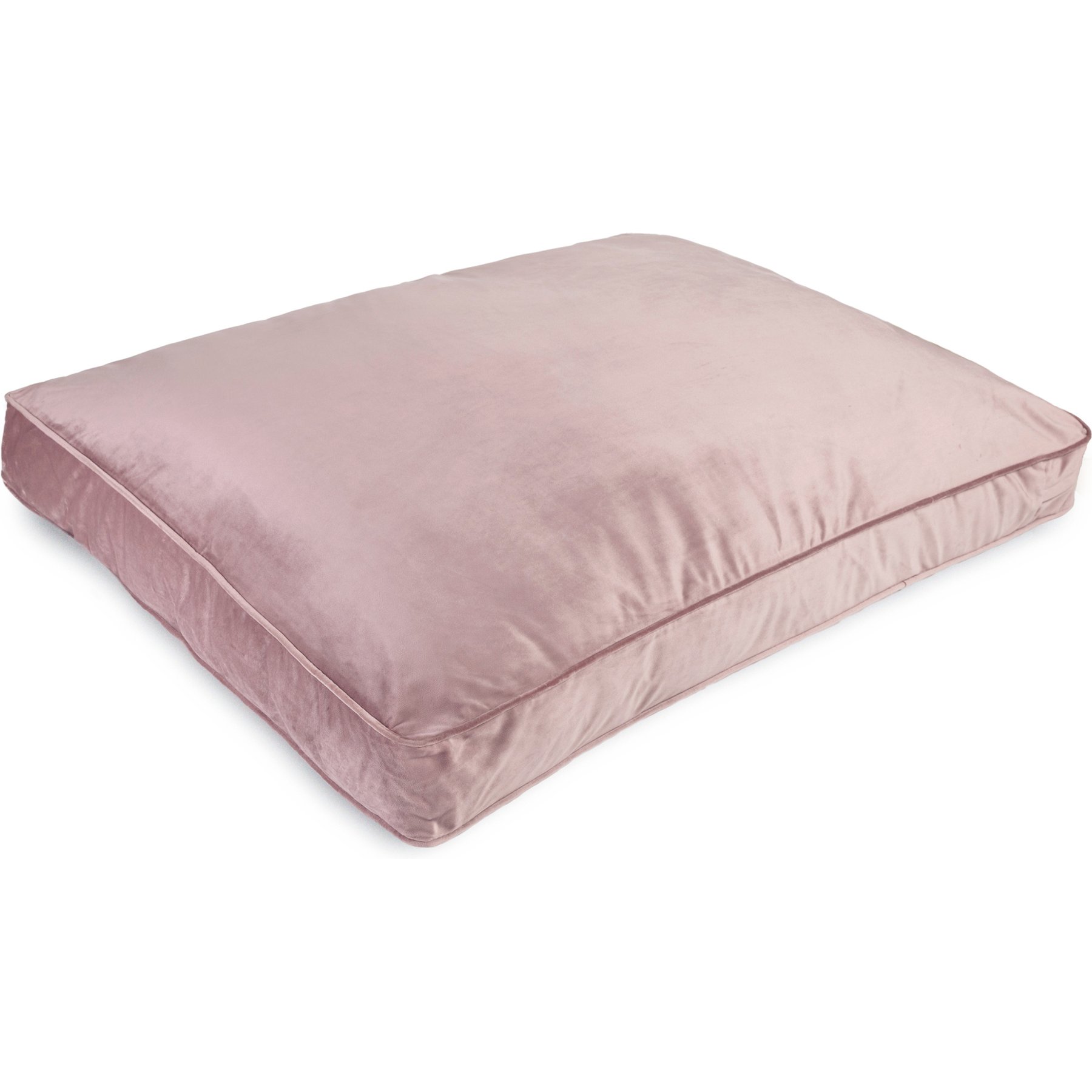 Sherry Kline Pet Collection Velvet Reversible & Cord Dog Bed, Rose, 30 x 42 x 4-in