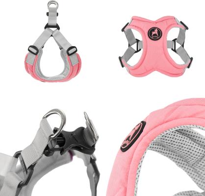 Show full view: Gooby Memory Foam Step In Dog Harness, Pink, Large: 19 to 23.5-in chest slide 2 of 6