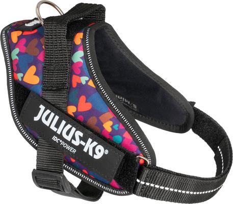 Show full view: Julius-K9 IDC Power Dog Harness, Mixed Hearts, Small slide 5 of 6