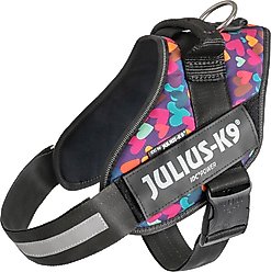 Julius-K9 IDC Power Dog Harness Mixed Hearts, X-Large
