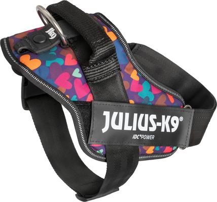 Show full view: Julius-K9 IDC Power Dog Harness, Mixed Hearts, Large slide 5 of 5